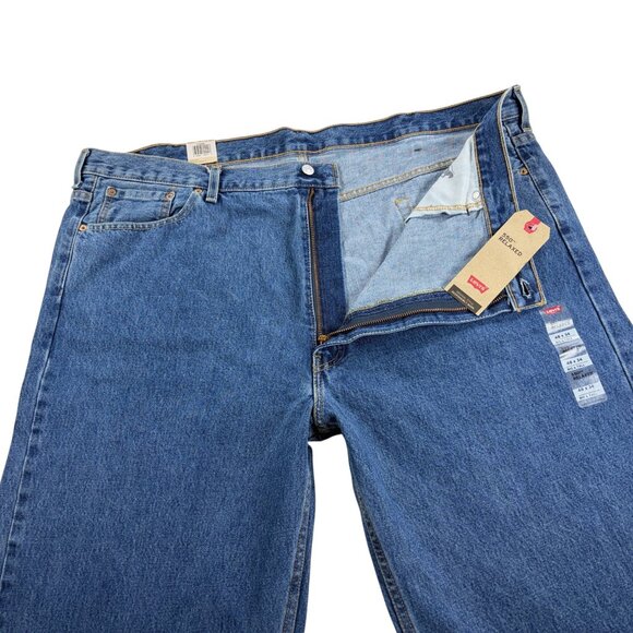 Levis 550 Relaxed Fit Tapered Leg Denim Jeans Mens Big & Tall Size 48 x 34 NWT - Picture 1 of 10